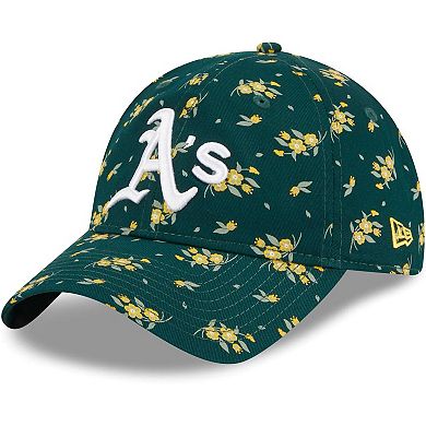 Youth New Era Green Oakland Athletics Bloom 9TWENTY Adjustable Hat