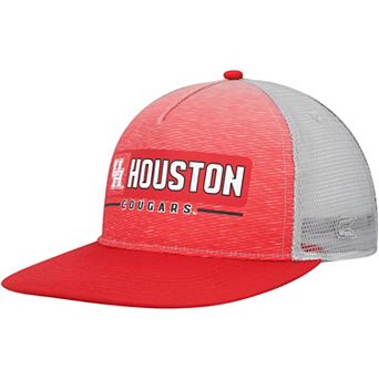 Men's Colosseum Red/Gray Houston Cougars Snapback Hat