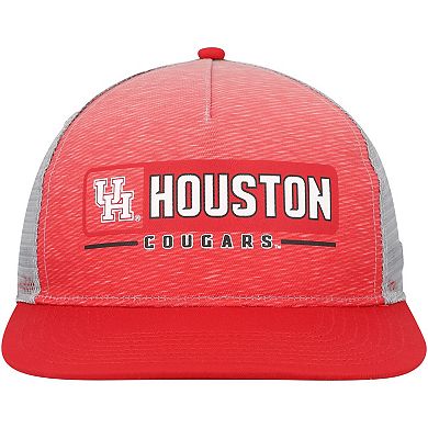 Men's Colosseum Red/Gray Houston Cougars Snapback Hat