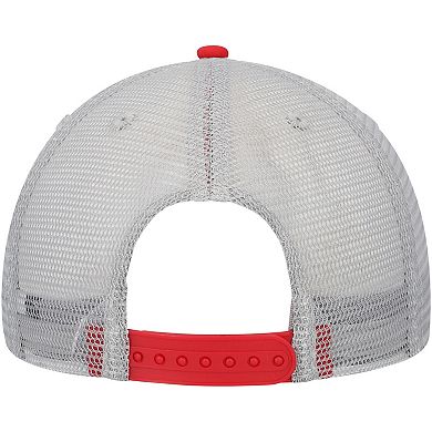 Men's Colosseum Red/Gray Houston Cougars Snapback Hat