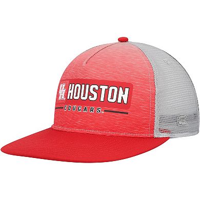 Men's Colosseum Red/Gray Houston Cougars Snapback Hat