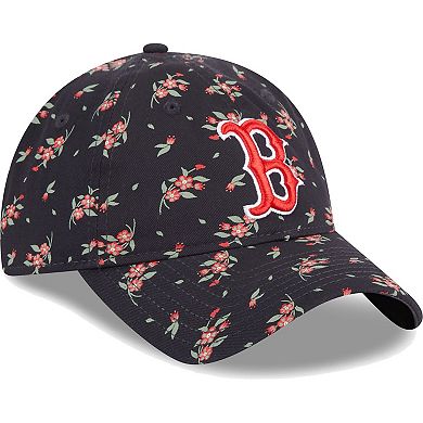 Youth New Era Navy Boston Red Sox Bloom 9TWENTY Adjustable Hat