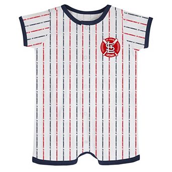 Infant White St. Louis Cardinals Ball Hitter Coverall