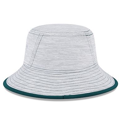 Men's New Era Gray Oakland Athletics Game Bucket Hat