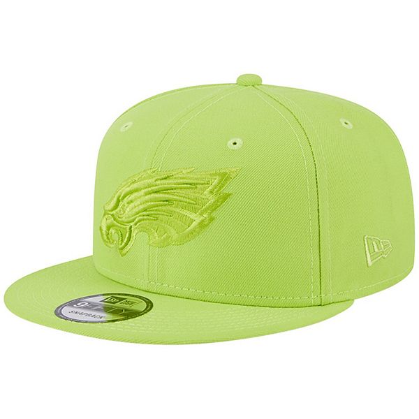 Men's New Era Neon Green Philadelphia Eagles Color Pack Brights