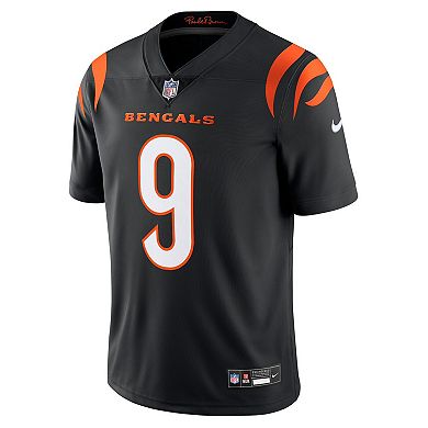 Men's Nike Joe Burrow Black Cincinnati Bengals  Vapor Untouchable Limited Jersey