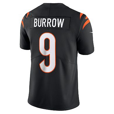 Men's Nike Joe Burrow Black Cincinnati Bengals  Vapor Untouchable Limited Jersey