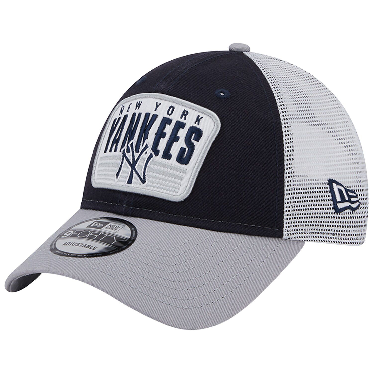 47 Navy New York Yankees Backhaul Foam Trucker Snapback Hat