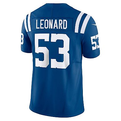Men's Nike Shaquille Leonard Royal Indianapolis Colts Vapor F.U.S.E. Limited  Jersey