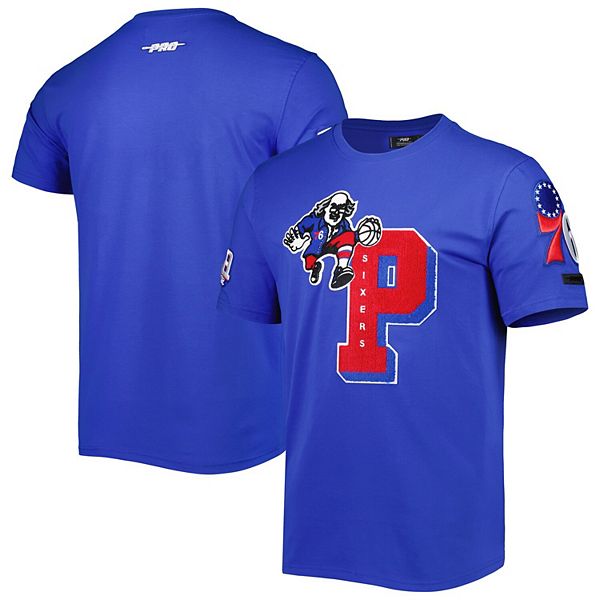 Men's Pro Standard Royal Philadelphia 76ers Mash Up Capsule TShirt