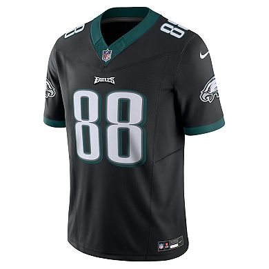 Men's Nike Dallas Goedert Black Philadelphia Eagles Vapor F.U.S.E ...