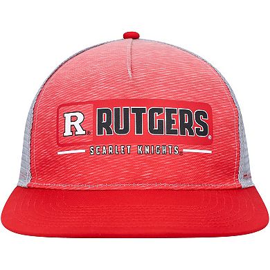 Men's Colosseum Scarlet/Gray Rutgers Scarlet Knights Snapback Hat