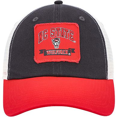 Men's Colosseum  Charcoal NC State Wolfpack Objection Snapback Hat