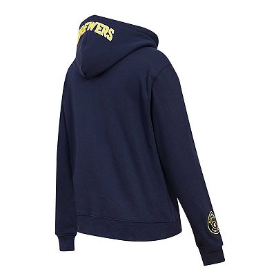 売れ筋商品|||プロスタンダード パーカー・スウェットシャツ アウター レディース Women's Navy Milwaukee Brewers Classic Fleece Pullover Hoodie Navy Women's Pro Standard Navy Milwaukee Brewers Classic Fleece