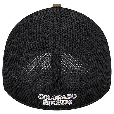 Men's New Era Camo Colorado Rockies Team Neo 39THIRTY Flex Hat