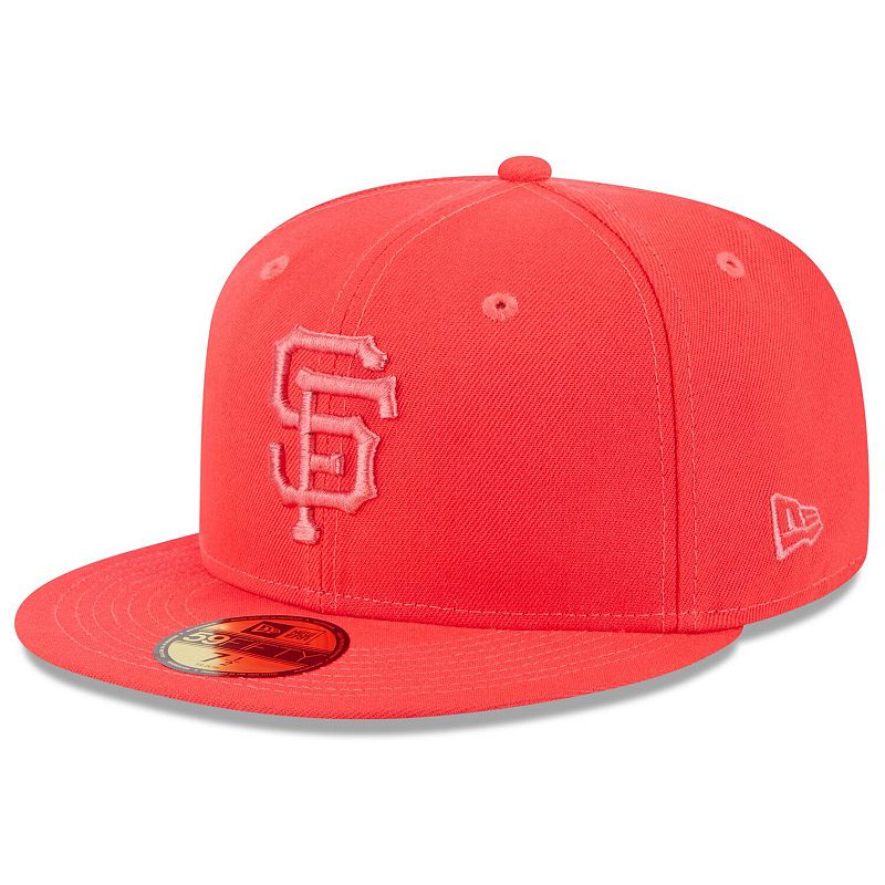 UPC 196819796750 product image for Men's New Era Red San Francisco Giants 2023 Spring Color Basic 59FIFTY Fitted Ha | upcitemdb.com