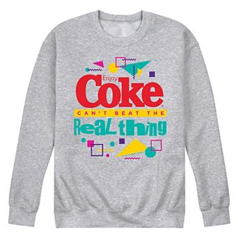 Men's Licensed Character CocaCola Can't Beat the Real Thing Graphic Sweatshirt