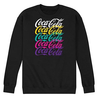 Men's CocaCola 90s Wordmark Logo Graphic Sweatshirt