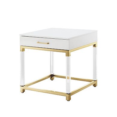 Kalel End Table High Gloss Finish