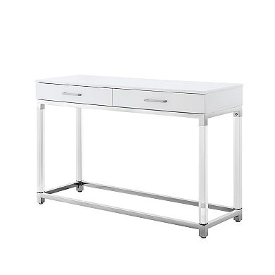 Kalel Console Table High Gloss Finish