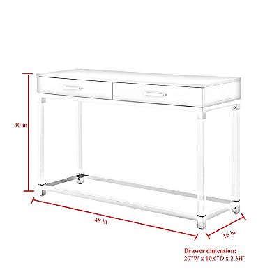 Kalel Console Table High Gloss Finish