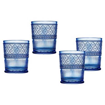 Godinger Silver Claro Double Old Fashioned Glasses 4 pc Set