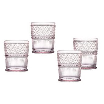 Godinger Silver Claro Double Old Fashioned Glasses 4 pc Set