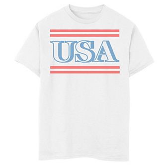 Boys 8-20 USA Open Twin Lines Tee