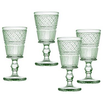 Godinger Silver Claro Textured Goblets 4 pc Set