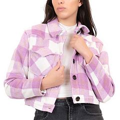 Factory Price Ladies Casual Jean Jacket Womens Purple Denim Jeans