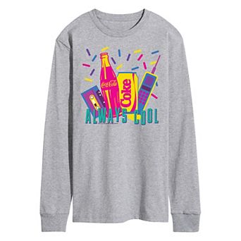 Men's CocaCola Always Cool Long Sleeve Graphic Tee
