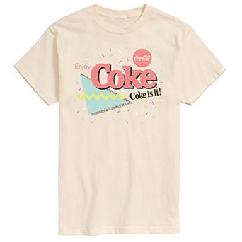 Men's CocaCola 90s Coke Is It Logo Graphic Tee