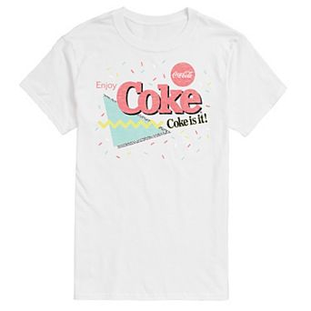 Men's CocaCola 90s Coke Is It Logo Graphic Tee