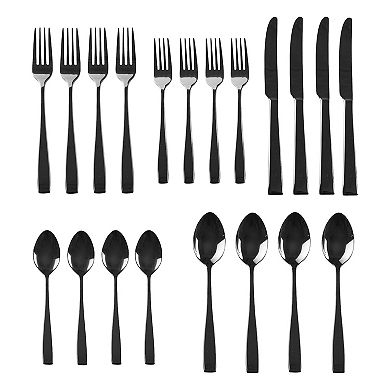 Godinger Silver Flagstaff Mirrored Stainless Steel 20 Piece Flatware Set, Service For 4