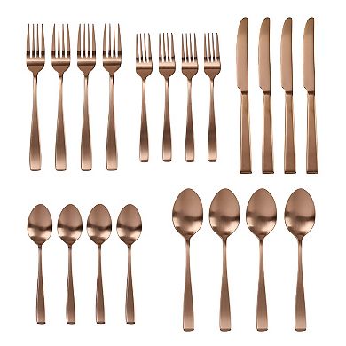 Godinger Silver Flagstaff 18/0 Stainless Steel 20-Piece Flatware Set, Service For 4