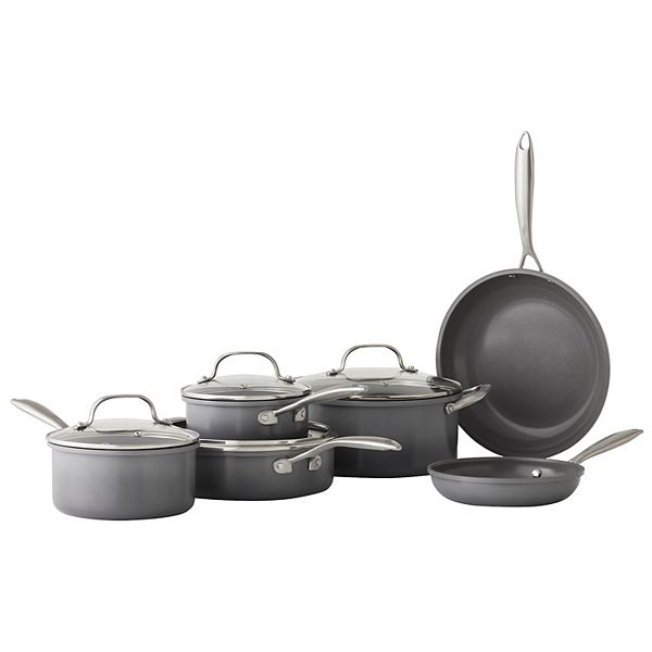 Food Network™ 10 Pc Ombre Nonstick Ceramic Cookware Set