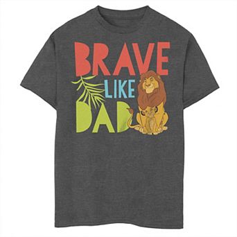 Disney's Boys 8-20 The Lion King Brave Like Dad Tee
