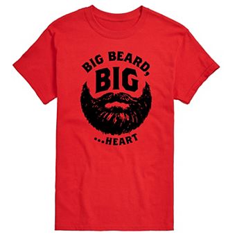 Men's Big Beard Big Heart Graphic Tee