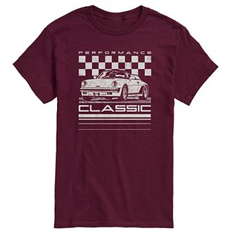 Men's Performance Classic Car Graphic Tee
