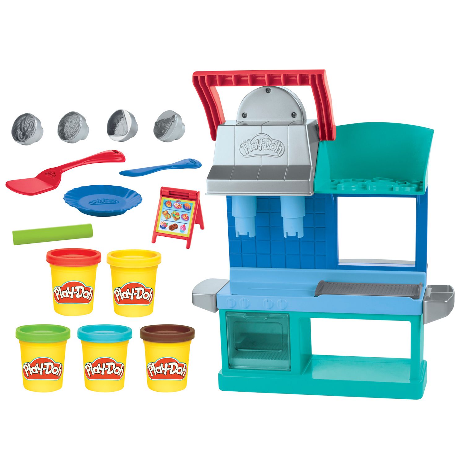 Play Doh Kitchen Creations Busy Chef S Restaurant Playset   6408090 ALT