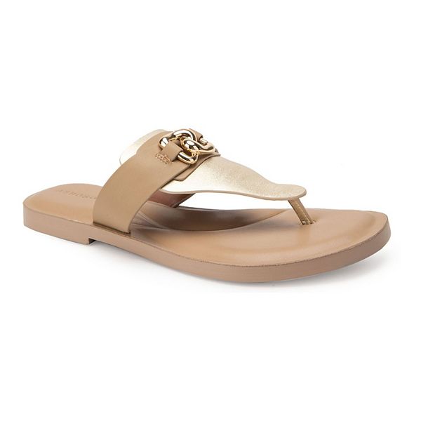 Aerosoles Greta Women s Leather Thong Sandals