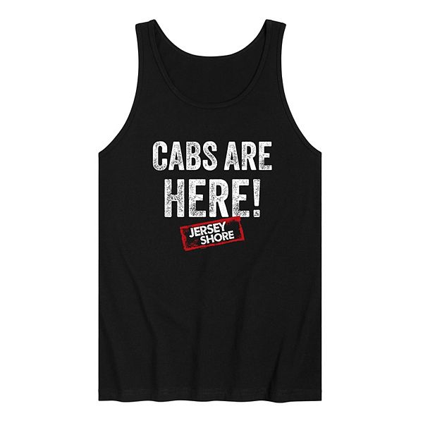 Men's Jersey Shore Cabs Are Here Graphic Tank Top