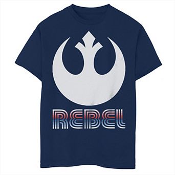 Disney's Star Wars Boys 8-20 Patriotic May The Force Be With You Tee