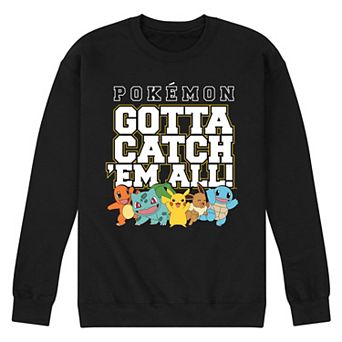 Men's Pokemon Group Catch 'Em All Group Graphic Fleece