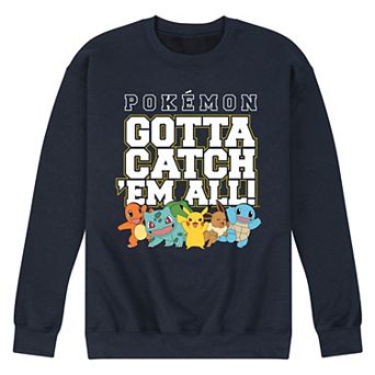 Men's Pokemon Group Catch 'Em All Group Graphic Fleece