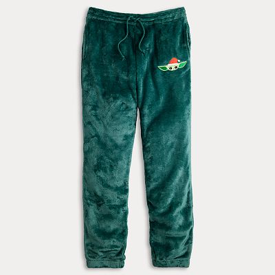 Juniors The Mandalorian Grogu Holiday Graphic Jogger Pants