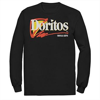 Big & Tall Doritos Tortilla Chips Logo Long Sleeve Graphic Tee