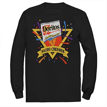 Big & Tall Doritos Nacho Cheesier Vintage Logo Long Sleeve Graphic Tee