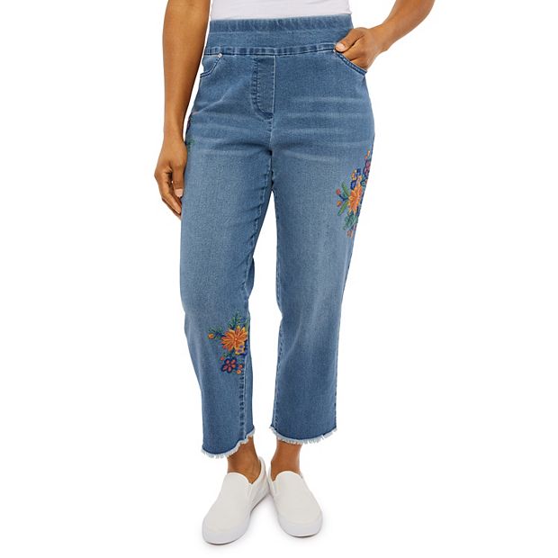 Kohls embroidered jeans sale