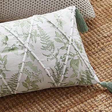 Peri Botanical Fern Decorative Pillow